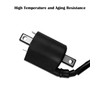 TIKSCIENCE Ignition Coil and Spark Plug Fit for Yamaha Gas