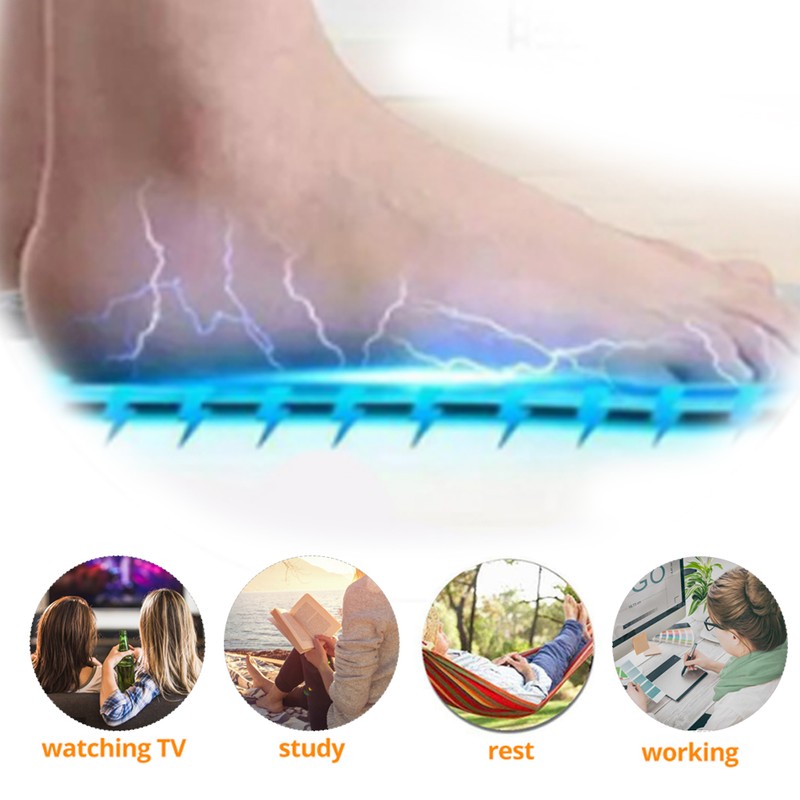 Multifunction Folding Pulse Meter Charging Sport Fitness Massager Vibrating Pedicure