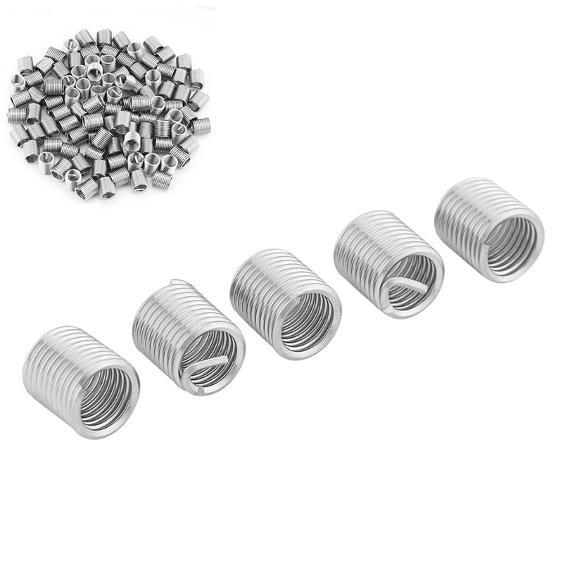 Pack of 100 Spiral Thread Inserts M8 x 1.25 Insert