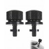 KQOZG Motorcycle Seat Bolts 6 mm Black (Pack of 2)
