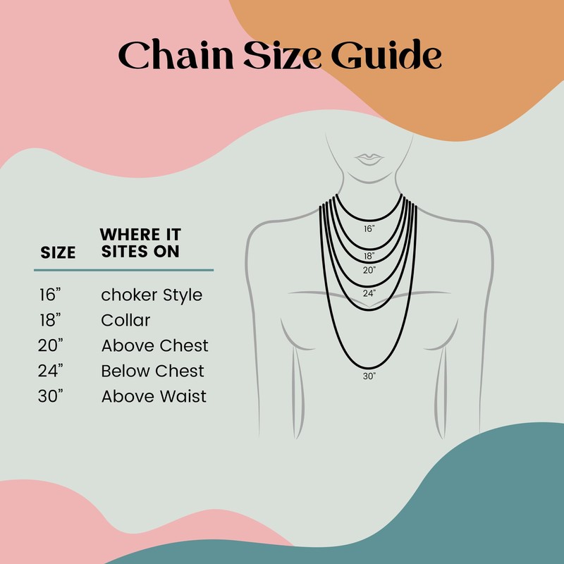 Collar con barra horizontal de acero inoxidable grabado con cadena