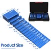 15Pcs Setup Blocks Height Gauge Set, Metric 4in High Precision