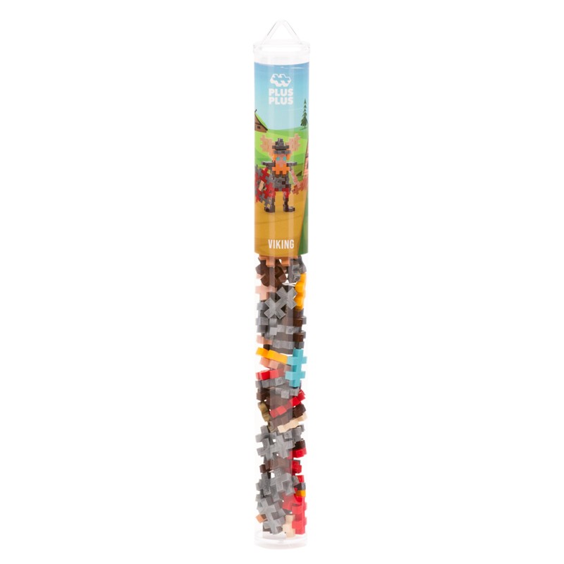 PLUS PLUS - Viking - 70 Piece Tube, Construction Building