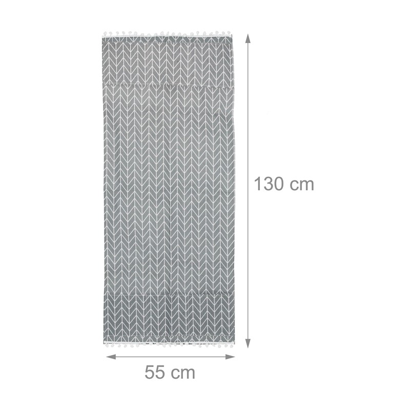 Relaxdays Washing Machine Pad with Pockets Polyester Washing Machine Dryer