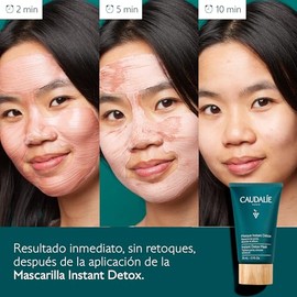 Caudalie Mascarilla Instant Detox, Mascarilla de Arcilla - 35 mL