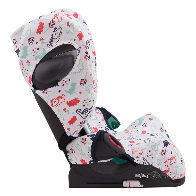 JYOKO Kids Cover Compatible with Cybex Solution G I-Size (Dino