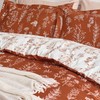 Bedsure King Comforter Set - Terracotta Bed Set, 3 Pieces