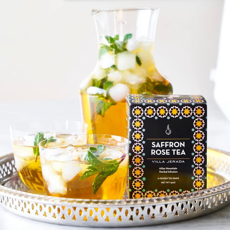 Villa Jerada, Saffron Rose Green Tea - 150g (12 Silken