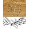 QWORK Stainless Steel Blind Rivets, 500 Pcs 3/16" x 1/2"