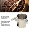 Coffee Canister Airtight Stainless Steel Kitchen Food Storage Container with