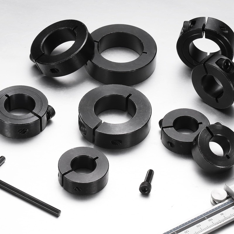 uxcell 2Pcs Single Split Shaft Collar, 16mm Bore One Piece