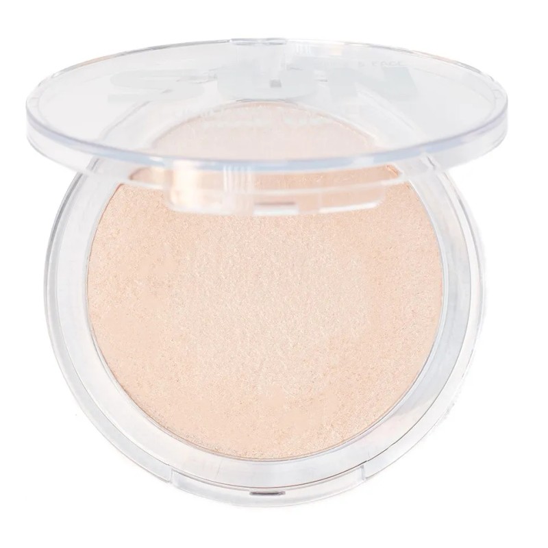 Pink Up, Iluminador En Polvo Compacto, Alta Pingmentacin