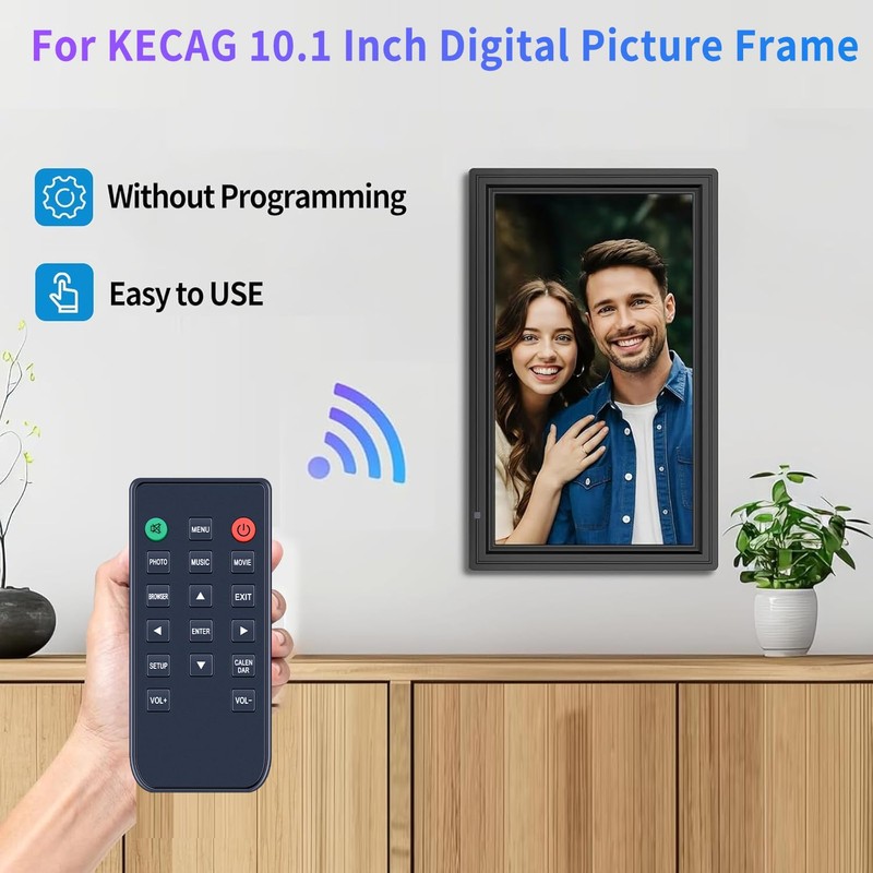 New Replacement Remote Control Compatible with KECAG 10.1 Inch Digital