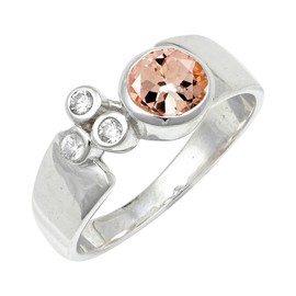 Morganit im Labor gezüchtet Edelstein Band Ring 925 Sterling Silber Ring Männer & Frauen Band Ring Alle Größen Ring Handgefertigt Schmuck TSR1152BC_29 (75 (23.9))
