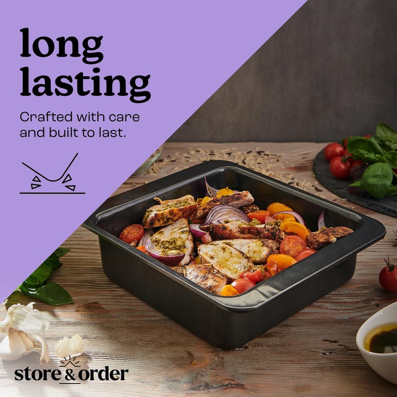 Store & Order Medium Roasting Tin, Non-Stick 26.5 cm Roasting