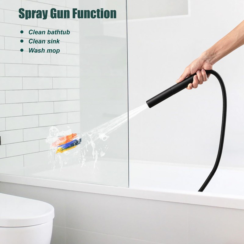 Heyalan Brass 2 in1 Function Handheld Spray Hand Shower High