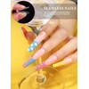 EBANKU 120 PCS Coffin Dual Nail Forms for Poly Gel,