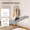 KONKENIE 160° Rotatable Wall Mounted Ironing Board 39"x12" Fold Down