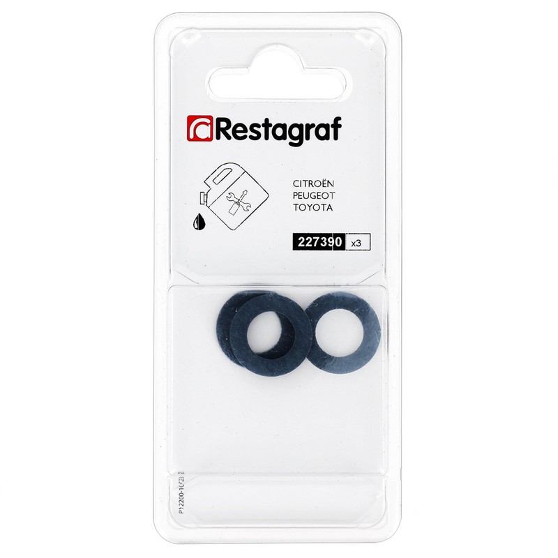 Restagraf D=12 x 21 x 1.5 mm Aluminium Flat Drain