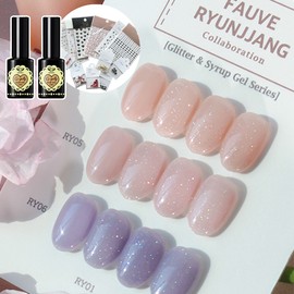 pov FOB Ryunjjang 6-piece set syrup glitter gel / 포브 륜짱 6종 세트 시럽 글리터젤
