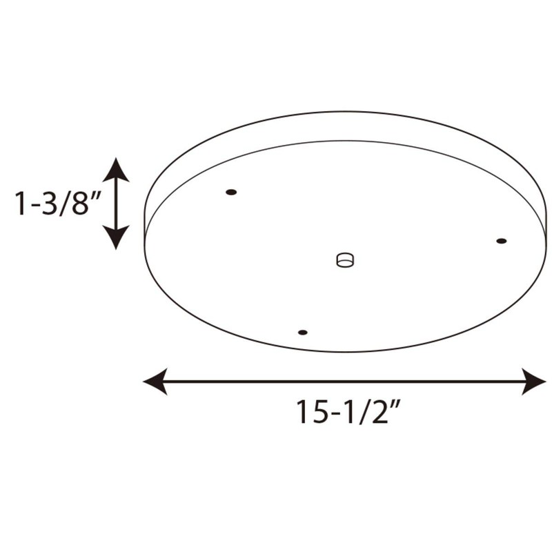 Progress Lighting P8403-20 Traditional/Casual Canopy Accessory, Antique Bronze