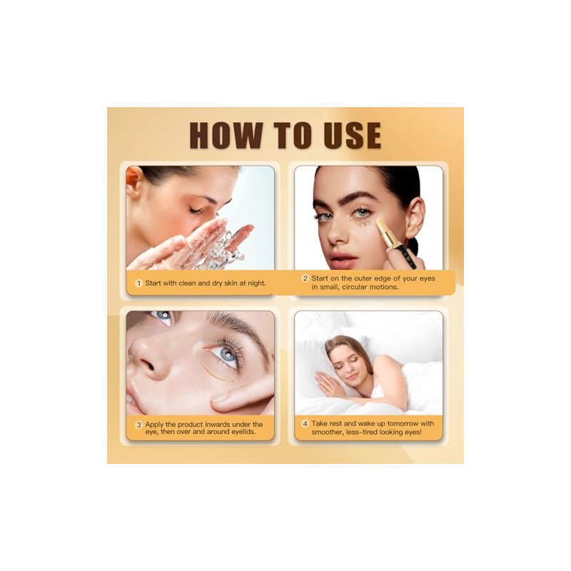 Retinol Eye Stick - Anti-Aging Cream for Dark Circles &