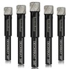 5 Packs Dry Diamond Drill Bits Set 3/8" 10mm Vacuum