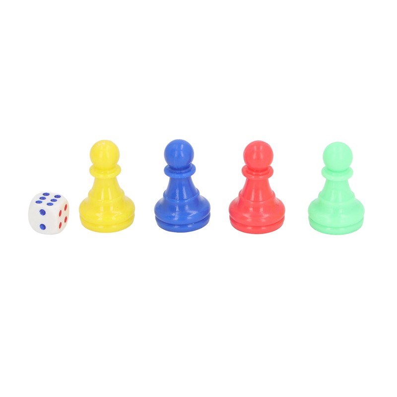 Ludo Chess Set Folding Roll Up Board Game Pad with