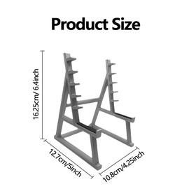 Bibabala Squat Rack Pen Holder, Funny Barbell Rack Pen Holder for Desk, Unique Mini Squat Rack Ornaments with Barbells, Gym Theme Desk Pen Organizer for Pen Storage Home Office Display, gray