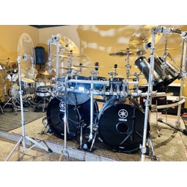 Portable Drum Shields Drum Sound Barrier 30Inch - 2 Pack Sound Baffles Crystal Clear Acrylic Cymbals Shields Drums Kit, Muffles Live Recording Standard Mounting On All Cymbal Stands Acrylic Shield