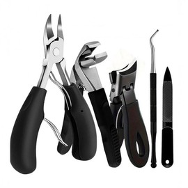 Nagelknipser für Zehennägel, LAIVIYA Fußnagelknipser für dicke Füße für Senioren, Nagelknipser Schwarze Nägel Männer und Frauen