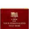 Crown Awards Labor Day Rosewood Humidor Gift, Customize with Your