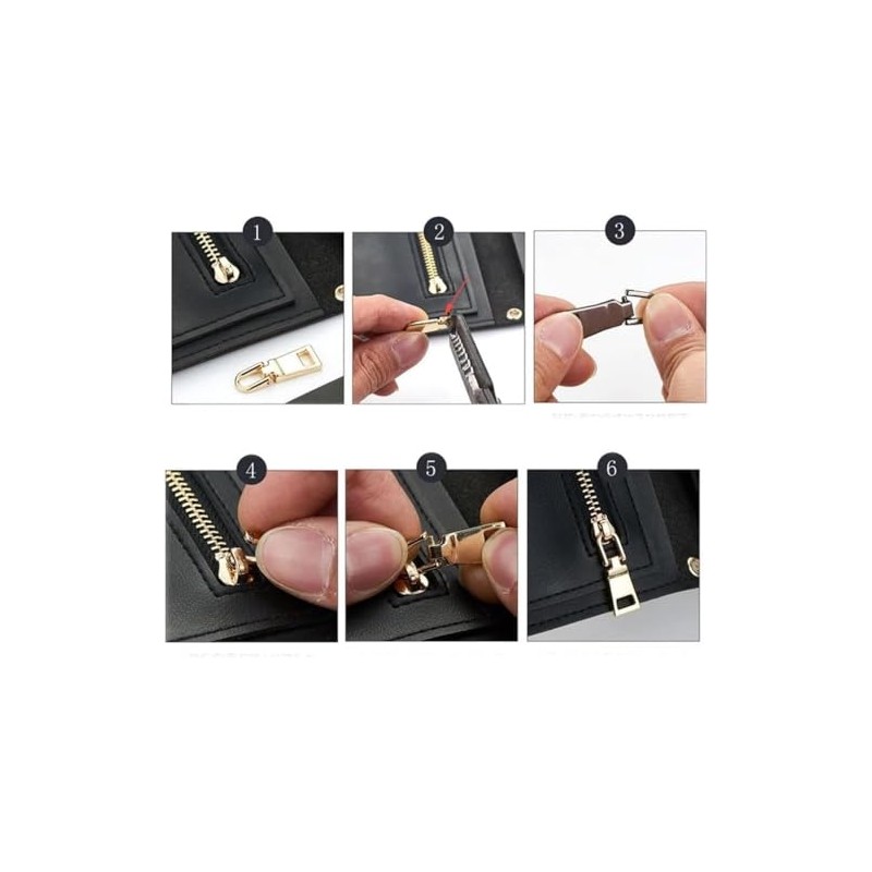 Gold Zipper Pull Replacement, Slider Pull Tab, Luggage, Backpack, Jacket,