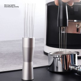 Wdt Tool Removable Distributor with Stand Aluminium Coffee Stirrer Coffee Tamper Needle Stainless Steel Needle for Baristas