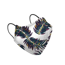 Face Masks for Men & Women 3-Ply Reusable - SURVIVAL (Palm Leaves)