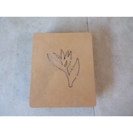 Ellison Educational Inc. Wood Block Flower Dies 5 7/8 x 4 7/8 Lot of 10
