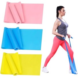 YAYUSI Bandas de Resistencia 3 Pack, Ligas Elásticas Multifuncionales, Elásticas de Material TPE para Prevenir Alergias, Juego de Bandas Elásticas par