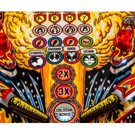 ULEKstore Flames - Pinball Machine Flipper Bat Topper MOD for Stern's AC DC & KISS Pinball