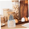 Ipetboom 10Pcs Mini Spice Jar Portable Seasoning Containers Transparent Pepper