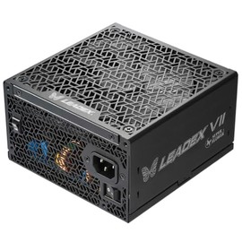Super Flower Leadex VII XG 850W 80+ Gold, Cybenetics Platinum, Full Modular, ATX 3.1 & PCIe 5.0, W/12VHPWR Cable (2x8pin - 16pin Native Cables), Power Supply, FDB Fan, SF-850F14XG, Black Version