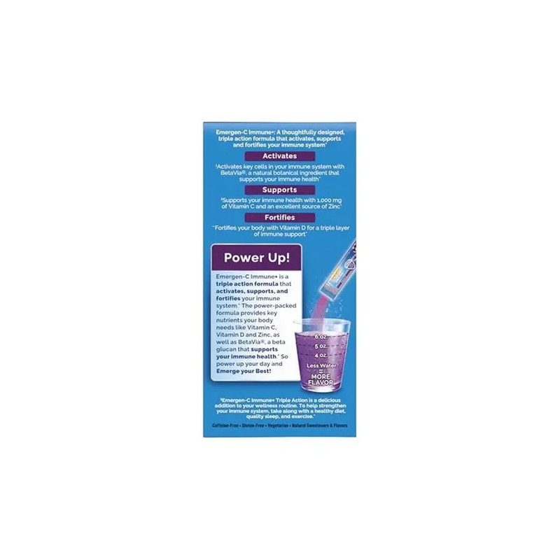 Emergen Immune Vitamina 1000mg Saúco Sobres