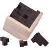 3D Wooden Brain Teaser Puzzle Cube Wooden Puzzles T-Shaped Jigsaw