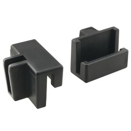 ZZLZX 12PCS Hanging Plastic Rail Clip Multi-Functional Bathroom Storage Shelf Wall Mounted Hole Hook Storage Rack for Wood Drawers Plastic Square File Cabinet Clasp Black