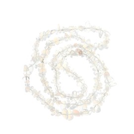 YYlingx 1 Strands About 220pcs Irregular Opal Crystal Chip Beads, Healing Tumbled Chip Stone Natural Opalite Beads for DIY