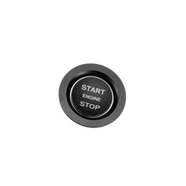 HOPESPANNER Engine Start Stop Button Cover Kit One Click Push Start Button Trim Sticker for Land Rover Discovery for Range Rover Sport Aluminum Alloy Black Replace Parts Vehicle Components