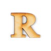 2-Inch Decorative Wooden Letter R - Alphabet Letters for DIY