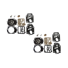 Carburetor Repair/Rebuild Kit Replaces Tillotson RK-34HK for Dolmar 112 114 117 (Pack of 2)