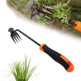 Weed Remover, Weeder Improved Gardening Hand Weed Cutter, Garden Tool Weed Remover Device, Weed Remover with Handle, Weed Fork for Garden for Digging, Transplanting, Weeding