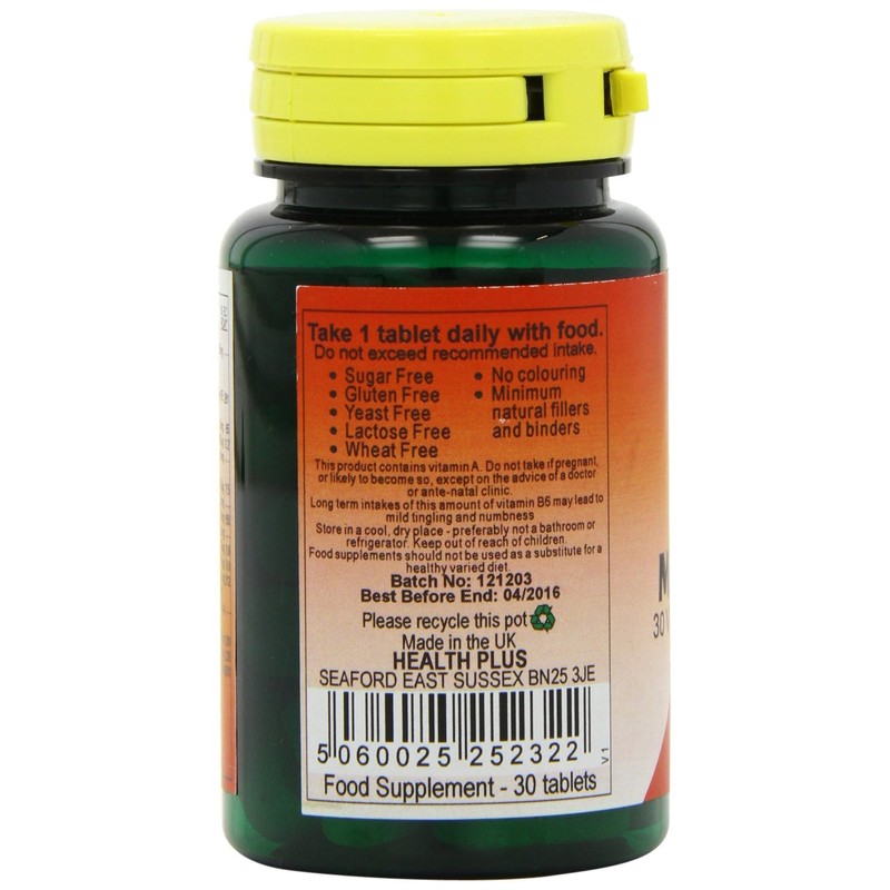 Health Plus Mega Multivitamin One-a-day Multivitamin Supplement - 30 Tablets