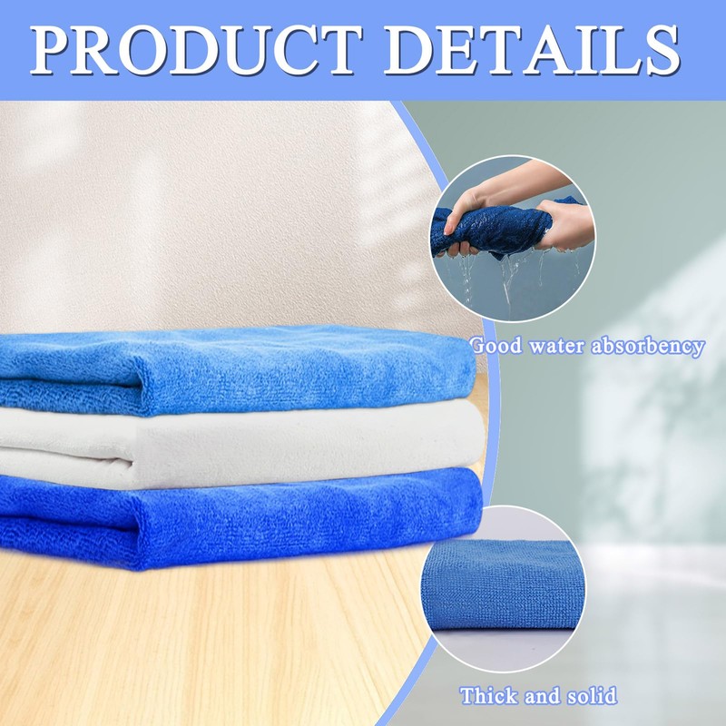CODOHI 6 Pcs Extra Large Microfiber Cleaning Cloth, 20" x